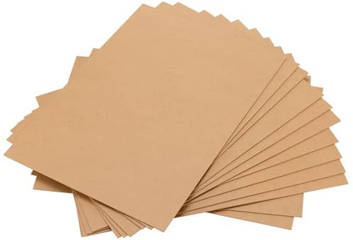 SENJEOK 12 tableros de madera MDF A3, 2 mm de grosor, para manualidades, pintura y decoración, 42 x 30 cm