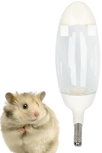 Dog Cage Water Bottle No Drips, Water Bottles for Crate No Drip Dog, Leakproof Pet Supplies, Drinking Fountain for Bunnies, Ferrets, Kitten, Puppy, 8.27 x 4.72 x 2.83 inches