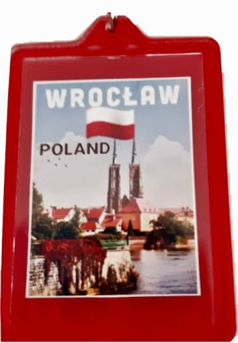 Polen Schlüsselanhänger Breslau, handgefertigt, Souvenir, Reisen, Urlaub, Stadt, Geschenkideen, Reisen, Polen, Polen Warschau, One size