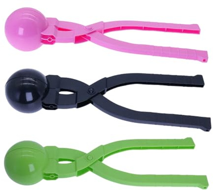 Tktouci 3 Pièces Clip De Boule De Neige | Pince À Boules De Neige | Moule À Sable en Forme De Boules d'hiver | Facile À Utiliser | Convient Aux Batailles De Boule | pour Garçon Et Filles 34 X 7,5 Cm