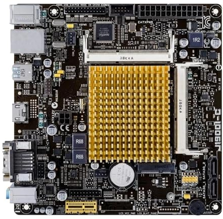 WLTDYZZLDN Scheda Madre Fit for ASUS J1900I-C Mini ITX con processori Intel Celeron Quad-Core J1900 SoC integrati, DDR3 SATA2 HDMI VGA Motherboard