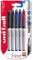 uni-ball 153544674 UB-188-L Air Kugelschreiber, Super-Tinte, fälschungssicher, Füllfederspitze, 5 Stück schwarz/rot/blau