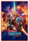 Guardians of the Galaxy Vol. 2 Poster One Sheet (94x63,5 cm) gerahmt in: Rahmen rot