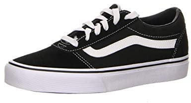 Vans Damen Ward Sneaker Ward Trainers, (SUEDE/CANVAS) BLACK/WHITE, 42 EU