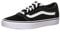 Vans Damen Ward Sneaker Ward Trainers, (SUEDE/CANVAS) BLACK/WHITE, 42 EU