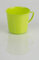 Taza de plástico con asa de 330 ml, color verde lima