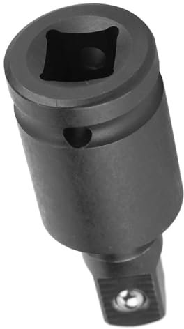 Hyuduo Pneumatic Wrench Universal Joint Swivel Socket Set Swivel Drive Adapter Reducer Air Impact Wobble Socket(1/4inch)