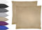 NatureMark 2er Pack Microfaser Kissenbezug 100% Polyester Kissenhülle mit Reißverschluss 80x80cm Sand