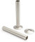 130mm Radiator Pipe Sleeve/Shrouds/Covers and Collar Set | Foundry (Pair) (Satin Nickel)