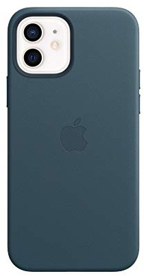 Apple Leather Case with MagSafe (for iPhone 12 | 12 Pro) - Baltic Blue - 6.1 inches