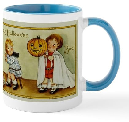 CafePress Vintage Halloween Postcard 9 Mugs 11 oz (325 ml) Ceramic Coffee Mug