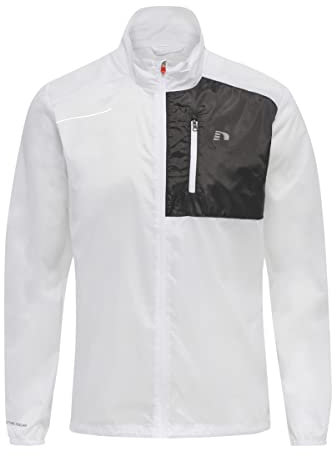 NewLine Trainingsjacke Running Weiss, S Herren