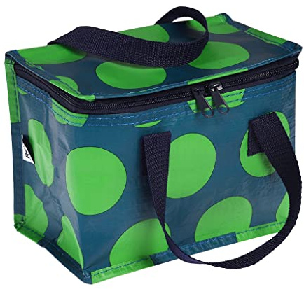 Rex London Green on Blue Spotlight Lunch Bag