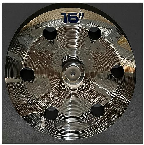 Aleación De Pulido Color Plata 16 '' Platillo De China para Batería Accesorios para Instrumentos de percusión (Color : 01)