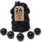 Second Chance 24 Black Optic Mix Golf Balls with Carry Bag