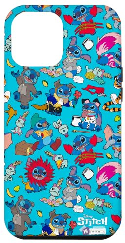 Disney 100 Stitch in Kostüm, Disney-Figuren und Scrump Hülle für iPhone 12 Pro Max