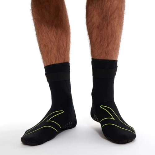 Speedo Unisex Erwachsene Schwimmsocken | Schwimmen im Freien | Thermisch | Schwimmausrüstung für kaltes Wasser Trainingshilfen, Check, S