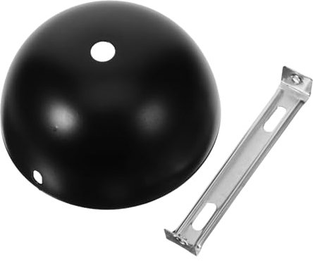 Angoily Schwarzes Lampenbaldachin Kupfer Und Eisen Dekorative Deckenplatte Für Pendelleuchten Inklusive Montageschrauben Einfache Installation Langlebige Leuchtenhalterung Passend Für Led-