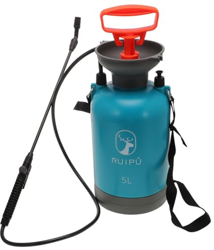 KONTONTY 1 Pulverizador de Jardín de 5 L con Correa de Hombro Ajustable Pulverizador a Presión para Plantas Suculentas