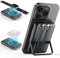 for Magsafe Portable Charger, 10000mAh Wireless Magnetic Power Bank with Built-in Cables, Fast Charging for Magsafe Battery Pack Compatible with iPhone, Android, Apple Watch, AirPods Series (Black)