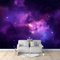 Vlies Tapeten Wandtapete Lila Galaxienhintergrundnebel Lila Muster 3D Wandbild Wohnzimmer Wanddekoration Fototapete 3D Tapete Effekt 350x256 cm