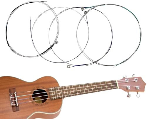 Bratschensaiten-Set, kompletter Satz Bratschensaiten | 4X Silber-Nickel-Chrom-Saiten für Bratsche | Musikinstrumentenzubehör, verstärktes Viola-Ersatzteil für Lernende, Spieler