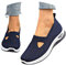 POIUIYQA Zapatillas Ortopédicas para Mujer Zapatos sin Cordones para Caminar Zapatos Mujer Comodos y Ligeros Sandalias Palas Transpirables y Antideslizantes Zapatillas Malla Deporte