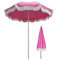 Parasol de Plage Boho avec Franges,Parasol de Jardin de 200 cm avec sac de Transport,Parasol de Patio pour Extérieur,Vacances,Pelouse, piscine, arrière-cour