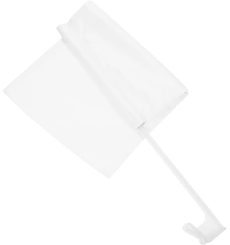 Parliky Weiße Doppelseitige DIY Auto flagge Hitzebeständige Transferfahne für Outdoor dekor Strapazierfähige Wetterfeste Blanko fahne für Karneval Party Hochzeit und Events