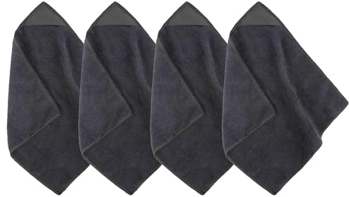 4Pcs Magnetic Microfibre Cleaning Cloth, Reusable Whiteboard Erasers | Washable Cloths Duster, Cleaning Rags for Whiteboards, Blackboards, Glassboards, Classroom, Conference Room