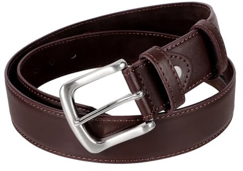 Angoily Ceinture Porte Monnaie en Pu avec Poche Zippée Cachée et Longueur Ajustable, Ceinture Secrète Élégante pour Hommes pour Voyage et Usage Quotidien