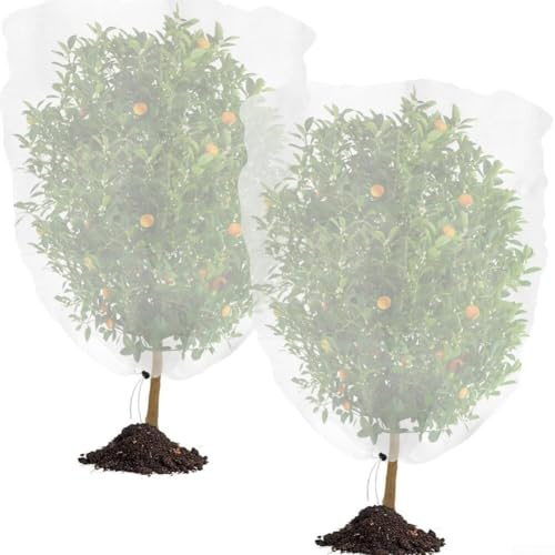 Thickened 60 Mesh Garden Netting With Zipper For Fruit Tree Pest Control Compatible With Apples Peaches Cherries(70 * 100cm)