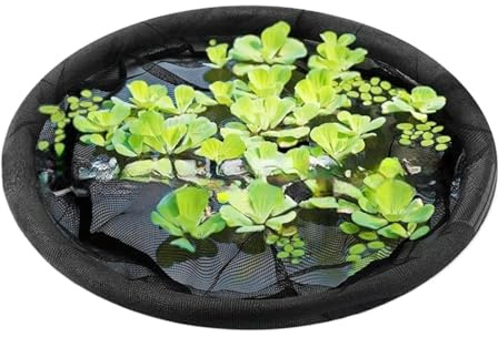 Floating Island Plant Protector, Floating Pond Planter, Round Floatings Flora Fish Barrier Fine Mesh Netting For Gardeners Homeowner Backyard Courtyard Patio Hotel Fountain, Diameter 45/60/64cm
