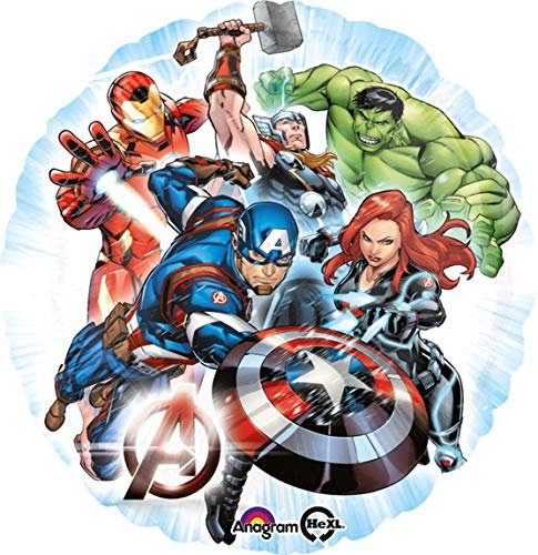 amscan 10022847 3465501 Folienballon Avengers, Mehrfarbig