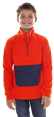 O`Neill Fleecepullover Funktionsoberteil Rails Half Zip rot Tasche (152)