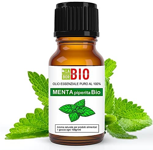 PfefferminzÖl Bio Ätherisches Öl 100% Reines 10 ml - Aromatherapie Kosmetik Therapeutische - Laborbio