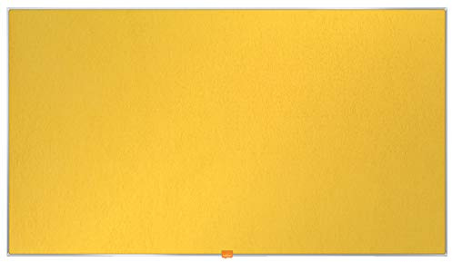 Nobo 1905320 Widescreen Filz-Notiztafel 55″ gelb