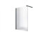 Glaszentrum Hagen - (Typ/Schwarz) 140x200cm Satiniert 10mm Duschwand - Duschabtrennung - Dusche - Walk-In Dusche - ESG - Variante