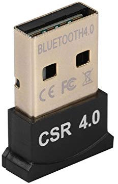USB Bluetooth 4.0 Dongle Adapter, CSR4.0 Wireless Bluetooth Transmitter Receiver for Windows/ME/2000/XP/2003/VISTA/WIN7/8/8.1, for Speaker, Headset, Keyboard, Mouse etc.