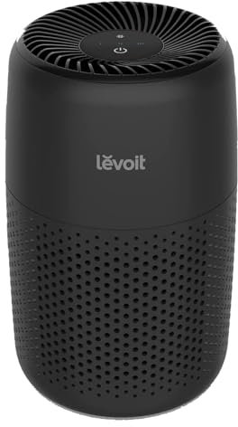 LEVOIT Purificadores de aire para dormitorio y hogar, limpiador de filtro 3 en 1 con esponja de fragancia para dormir mejor, filtra humo, alergias, caspa de mascotas, olor, polvo, oficina, escritorio,