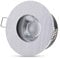 lambado® LED Spots für Badezimmer IP65 in Alu gebürstet - Moderne Deckenstrahler/Einbaustrahler für Außen inkl. 230V 5W GU10 Strahler neutralweiß - Hell & Sparsam