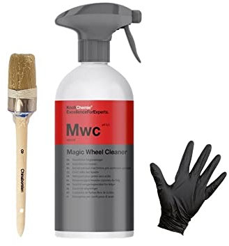 Koch Chemie Magic Wheel Cleaner Felgenreiniger 500ml Säurefrei Set (3-Teilig)