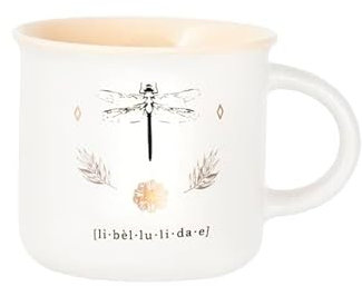 H&H Botanicum Set 6 Tazze Caffè in New Bone China, 160cc, Colazione, Decorate