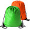 Sliverdew Rucksack mit Kordelzug, Schwarz, für Fitnessstudio, Großpackung, Sack, Großpackung, Rucksack, Orange + Grün, 40 × 35cm, Casual