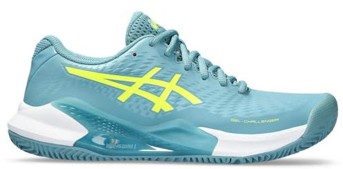 ASICS Challenger 14 Clay Donna Donna Tennisschuhe Blau Gelb