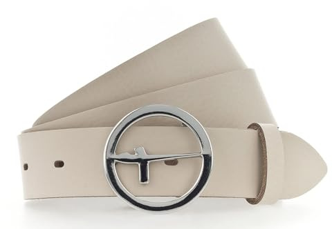 Tamaris Gürtel Essential Classics TB0029L07 Damen Gürtel Uni vanille 0120