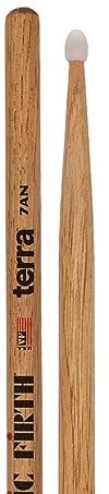 Vic Firth - Baquetas American Classic® Serie Terra 7ATN - American Hickory - Punta de nailon