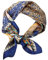 FAIRYGATE Satin Tuch Damenschal Faux Seidenschal Seidentuch Blume Bandana Halstuch Kopftuch Schal Bunte DA2123