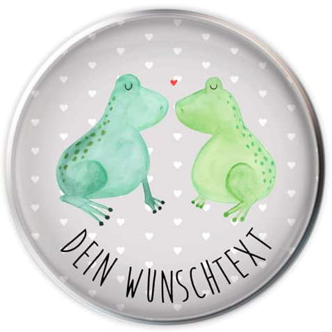 Mr. & Mrs. Panda Stöpsel Waschbecken Frosch Liebe - Personalisierte Geschenke, Frösche, Waschbeckenstöpsel mit Motiv, Abfluss Stopfen, Personalisierung, Verheiratet, Selbst Gestalten, Freundin