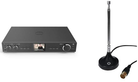 Hama DAB Tuner HiFi Digitalradio Internet Radio & Oehlbach Radio Rod DAB+ Antenne | Radio Antenne für den Empfang von DAB+ und FM/UKW